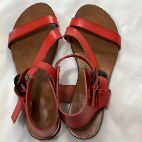 Ecote Orange Sandals - Picture 3 of 6